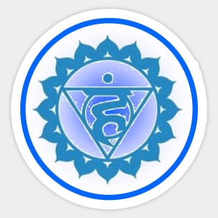 Speak your truth Throat Chakra- Teal Sticker